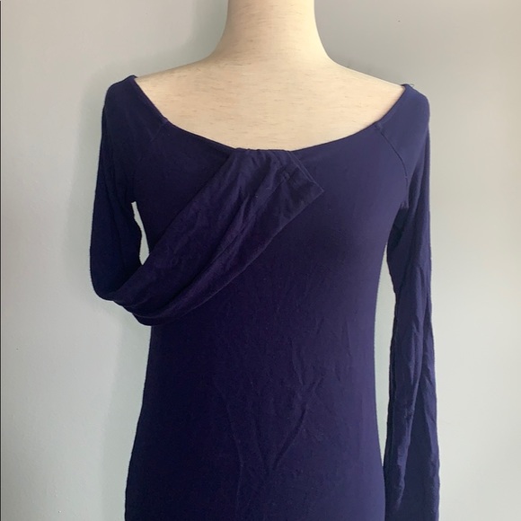 Forever 21 Navy Blue Long Sleeved Bodycon Dress XL - Picture 3 of 8